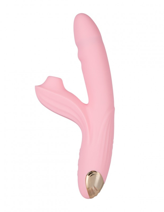 Пульсатор с вакуумным клиторальным стимулятором "BeYourLover Anita" розовый 